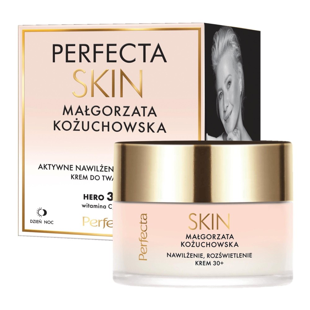 403819 DAX PERFECTA PERFECT SKIN M.KOŻUCHOWSKA 30+ KREM DO TWARZY 50ML NAWILŻENIE,ROZŚWIETLENIE 5900525090386