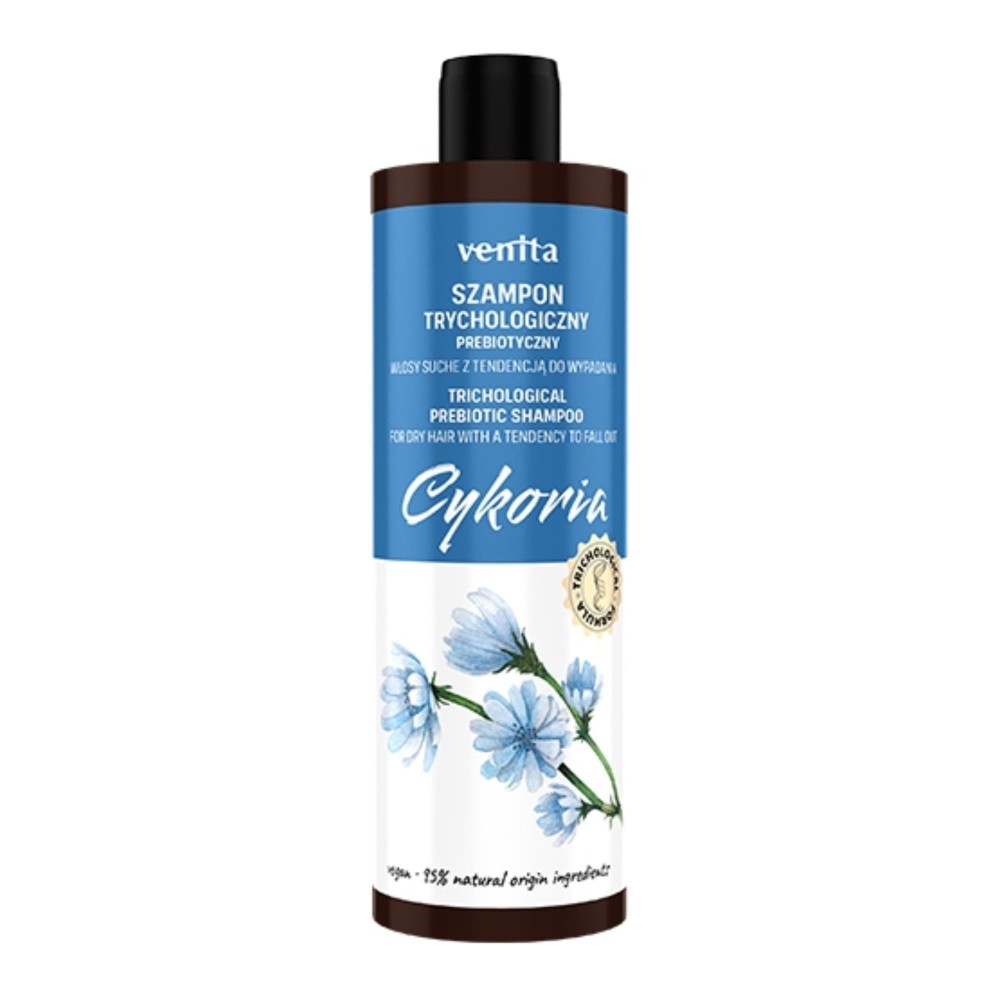 407202 VENITA TRYCHOLOGICZNY SZAMPON DO WŁOSÓW 300ML CYKORIA SUCHE Z TENDENCJĄ DO WYPADANIA 5902101521819