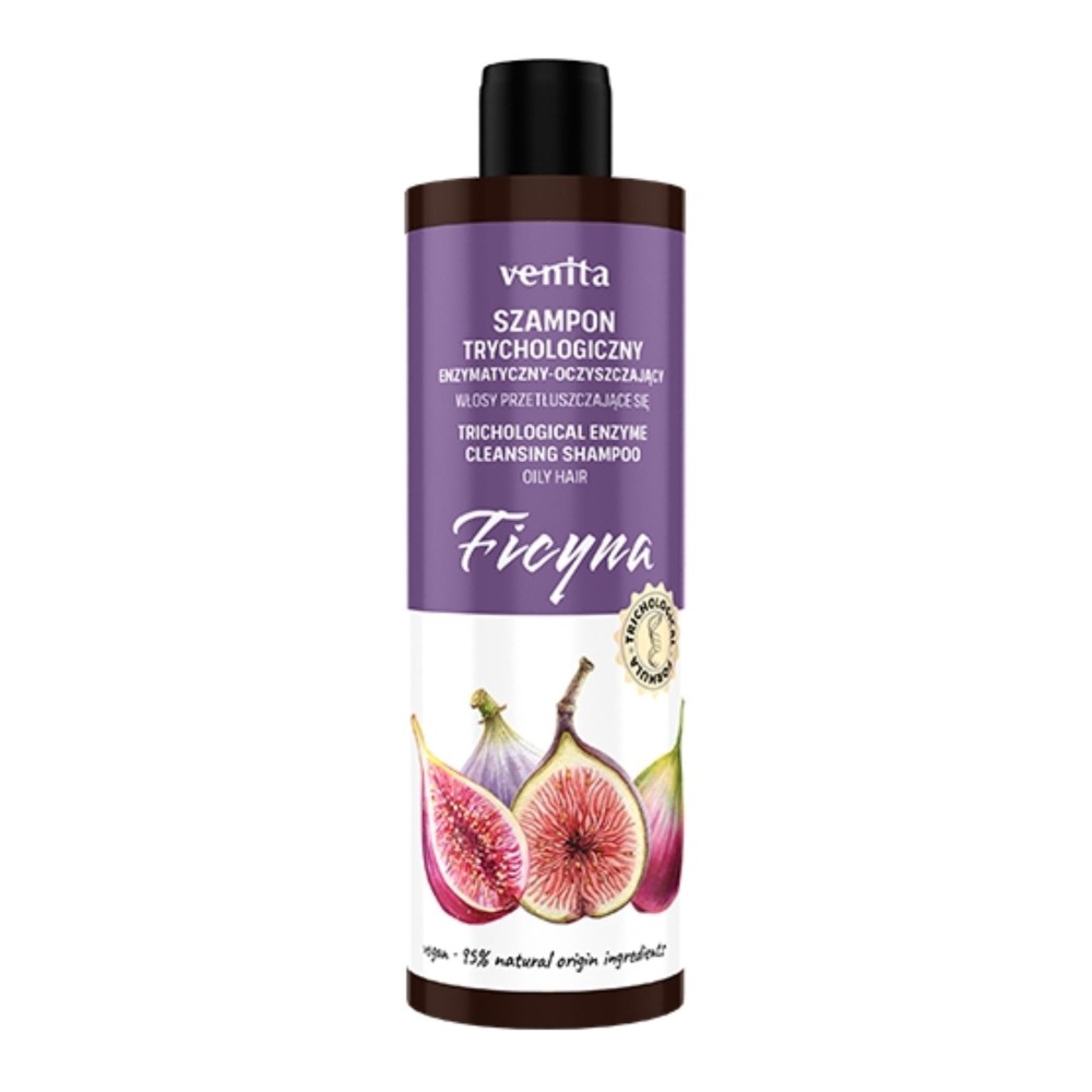 407201 VENITA TRYCHOLOGICZNY SZAMPON DO WŁOSÓW 300ML FICYNA PRZETŁUSZCZAJĄCE SIĘ 5902101521802