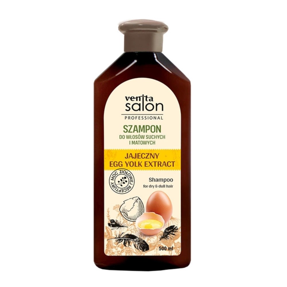 404269 VENITA SALON SZAMPON DO WŁOSÓW 500ML JAJECZNY SUCHE I MATOWE 5902101521772