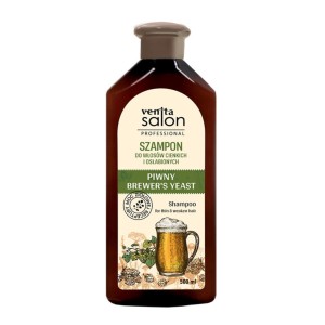 404268 VENITA SALON SZAMPON DO WŁOSÓW 500ML PIWNY CIENKIE I OSŁABIONE 5902101521529