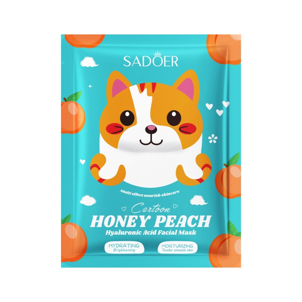 409704 SADOER MASECZKA DO TWARZY W PŁACIE HONEY PEACH 6942349734335