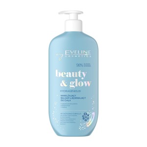 EVELINE BEAUTY&GLOW BALSAM DO CIAŁA 350ML HYDRAGENIOUS! NAWILŻAJĄCY UJĘDRNIAJĄCY