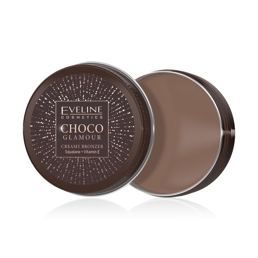 291222 EVELINE CHOCO GLAMOUR BRONZER DO TWARZY W KREMIE 02 5903416058922