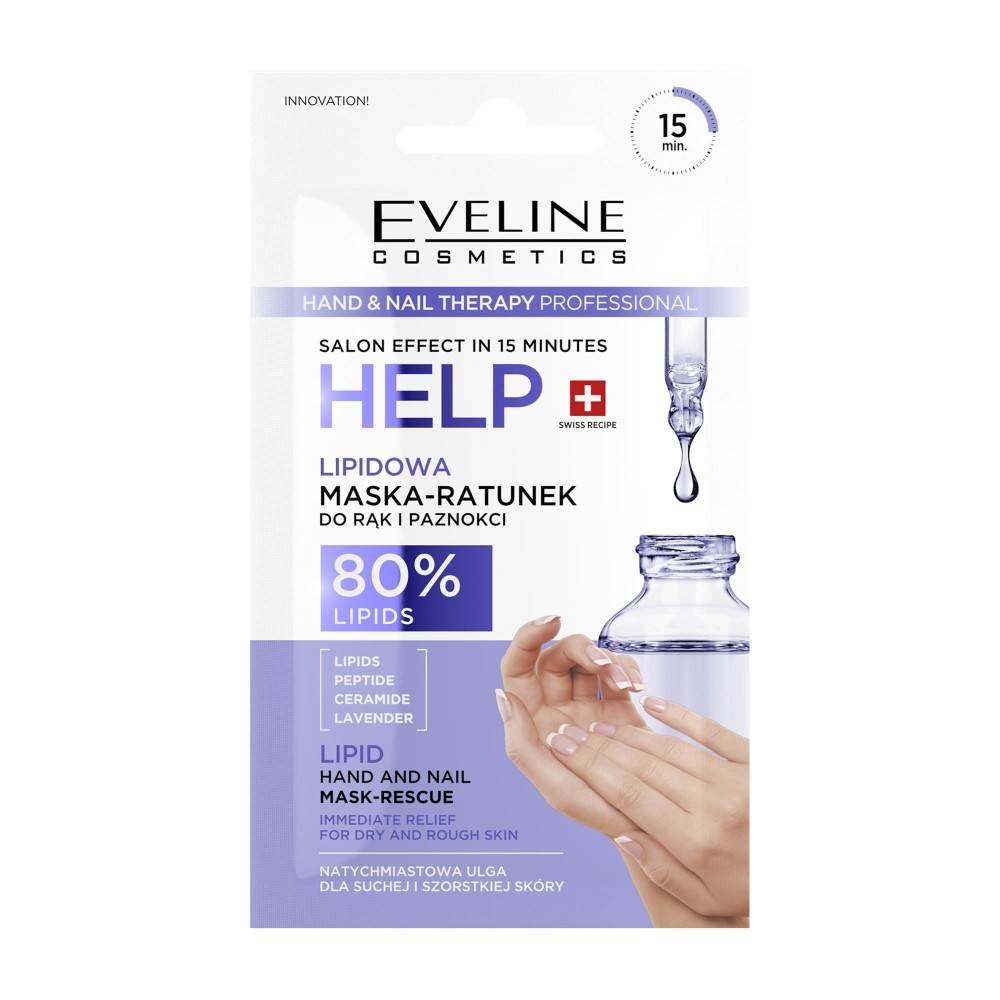 403431 EVELINE HAND&amp;NAIL MASKA-RATUNEK DO RĄK I PAZNOKCI 7ML LIPIDOWA 5903416069553