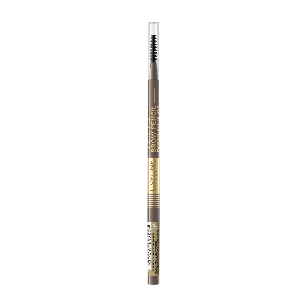 256139 EVELINE KREDKA DO BRWI MICRO PRECISE 02 SOFT BROWN 5903416017448
