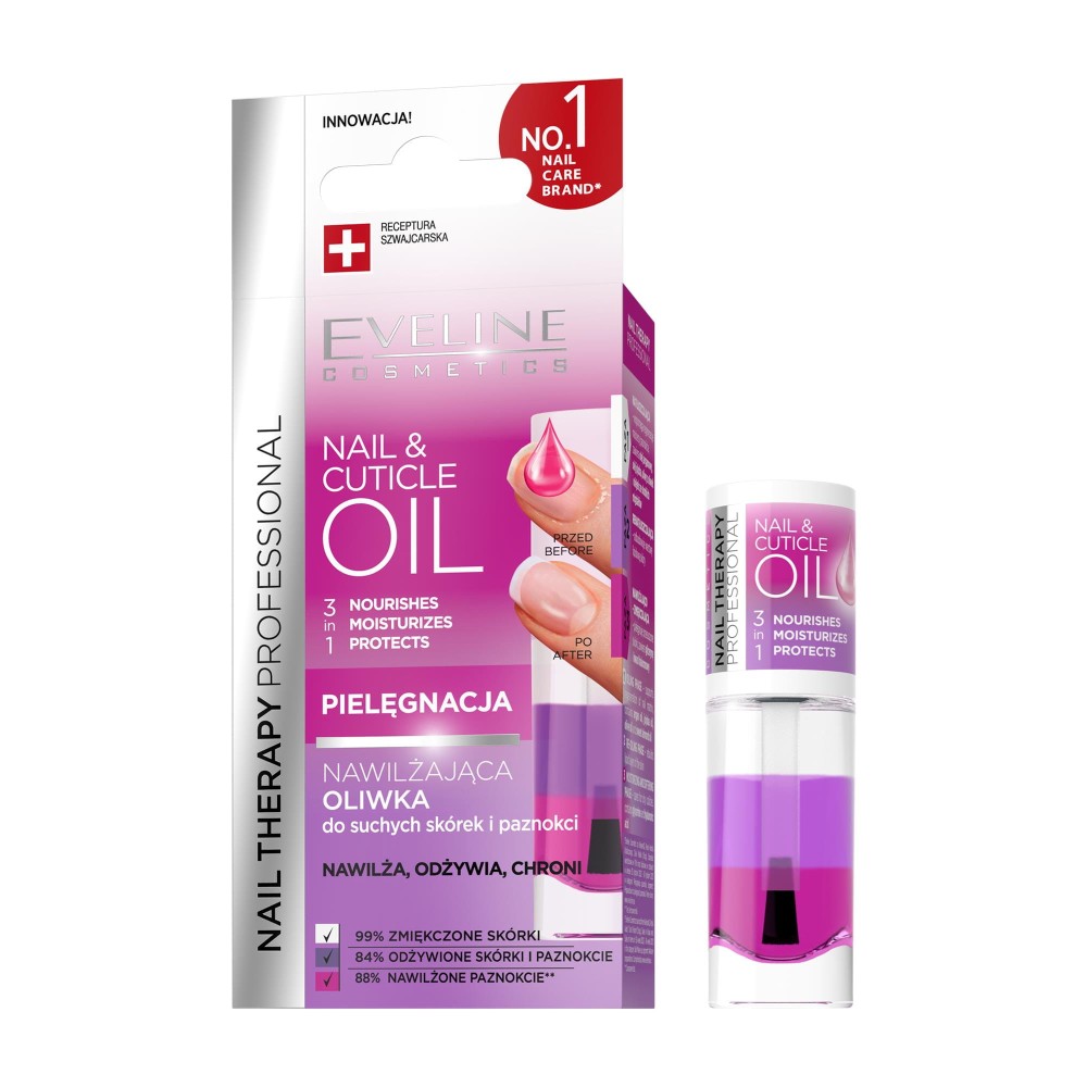 403435 EVELINE NAIL THERAPY NAWILŻAJĄCA OLIWKA DO SUCHYCH SKÓREK I PAZNOKCI 5903416068723