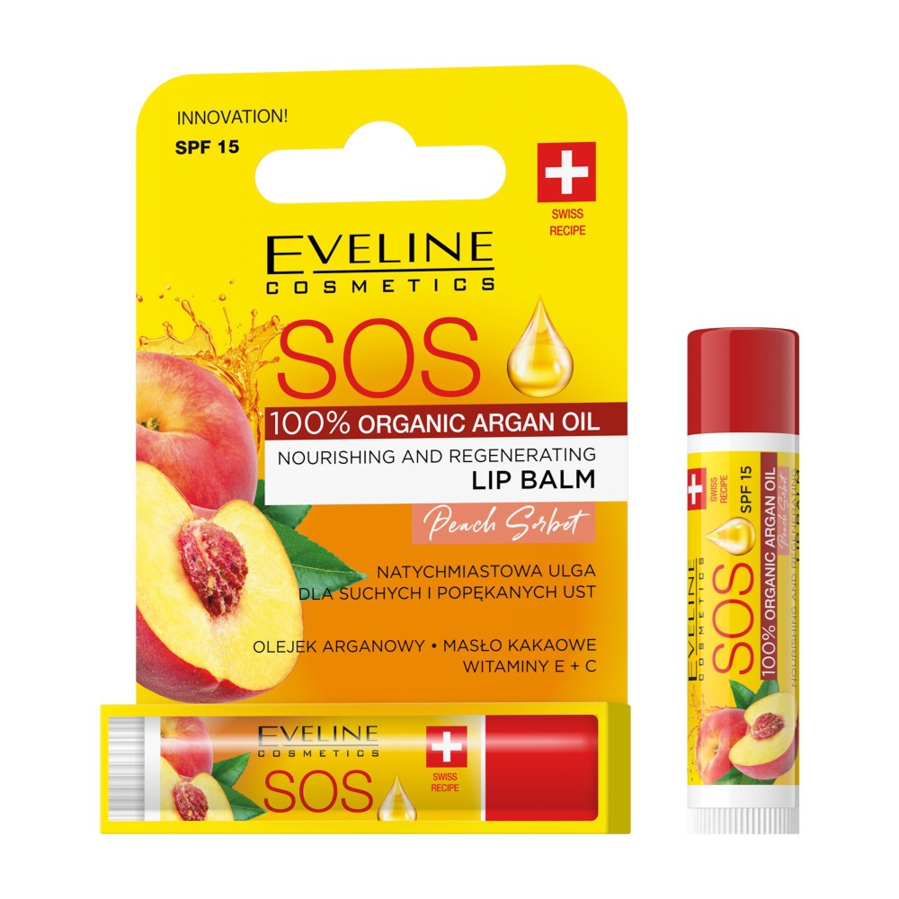 293373 EVELINE POMADKA OCHRONNA SOS PEACH SORBET 5903416061298