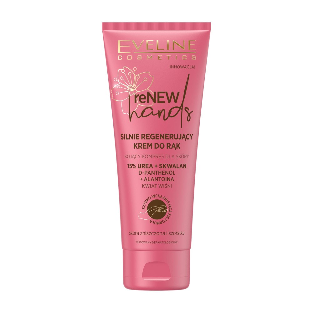 272717 EVELINE RENEW HANDS KREM DO RĄK 75ML SILNIE REGENERUJĄCY SKÓRA ZNISZCZONA I SZORSTKA 5903416040217