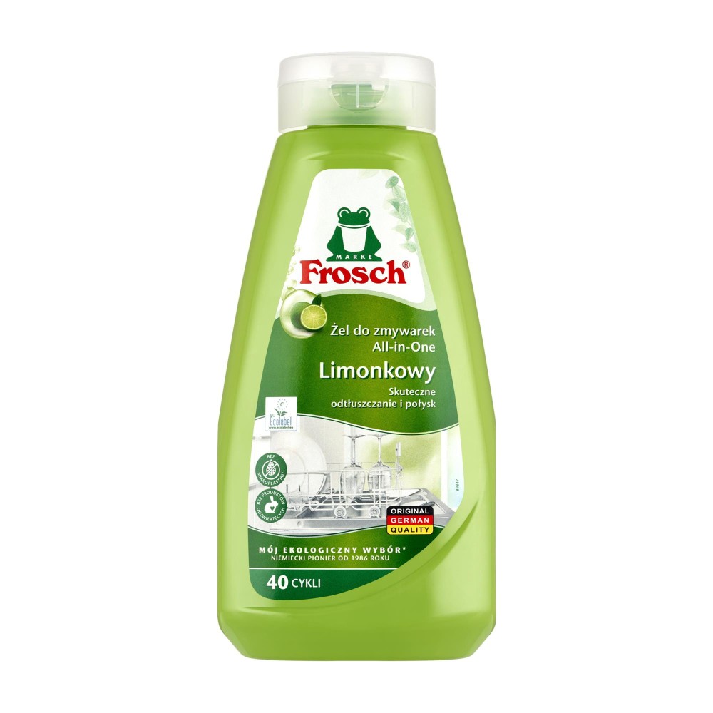 285102 FROSCH ŻEL DO ZMYWAREK ALL IN 1 650ML LIMONKOWY 4009175964113