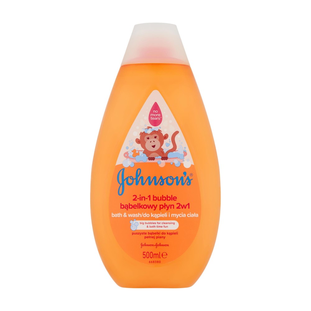237133 J&amp;J BABY PŁYN DO KĄPIELI I MYCIA CIAŁA 500ML 2W1 BĄBELKOWY 3574669908429