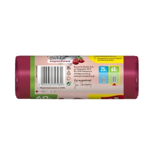 297220 JAN NIEZBĘDNY WORKI NA ŚMIECI HD EASY-PACK  60L (18) WIŚNIA 5900536357980