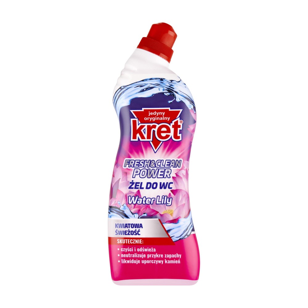 298857 KRET ŻEL DO WC 750G FRESH&amp;CLEAN WATER LILY 5900931040241