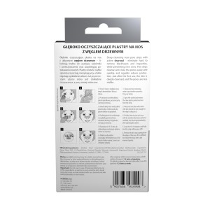270774 L'BIOTICA PLASTRY NA NOS GŁĘBOKO OCZYSZCZAJĄCE 3 SZT. WĘGIEL DRZEWNY 5907636934998
