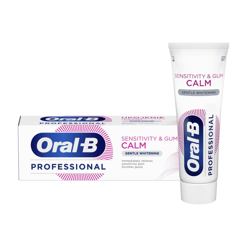 405979 ORAL B. PASTA DO ZĘBÓW 75ML PROFESSIONAL SENSITIVY&amp;GUM CALM GENTLE WHITENING 8001841520285