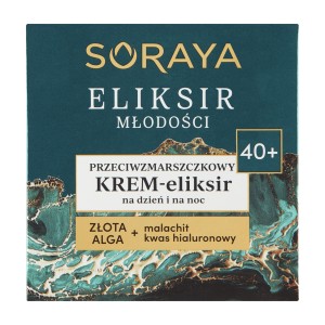 268104 SORAYA ELIKSIR MŁODOŚCI 40+ KREM-ELIKSIR DO TWARZY 50ML PRZECIWZMARSZCZKOWY 5901045087818