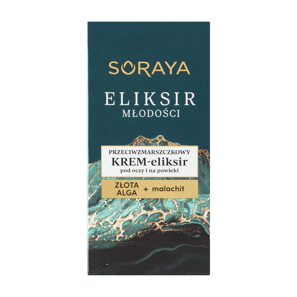 268108 SORAYA ELIKSIR MŁODOŚCI KREM-ELIKSIR POD OCZY I NA POWIEKI 15ML PRZECIWZMARSZCZKOWY 5901045087856