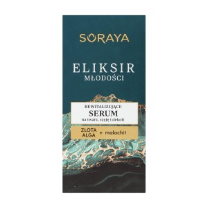 268110 SORAYA ELIKSIR MŁODOŚCI SERUM NA TWARZ,SZYJĘ I DEKOLT 30ML REWITALIZUJĄCE 5901045087870