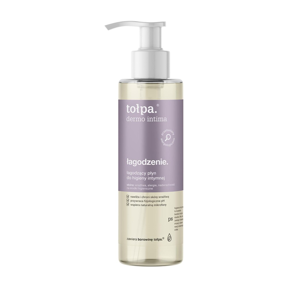 198292 TOŁPA DERMO INTIMA ŁAGODZENIE.PŁYN DO HIGIENY INTYMNEJ 195ML 5907608610073