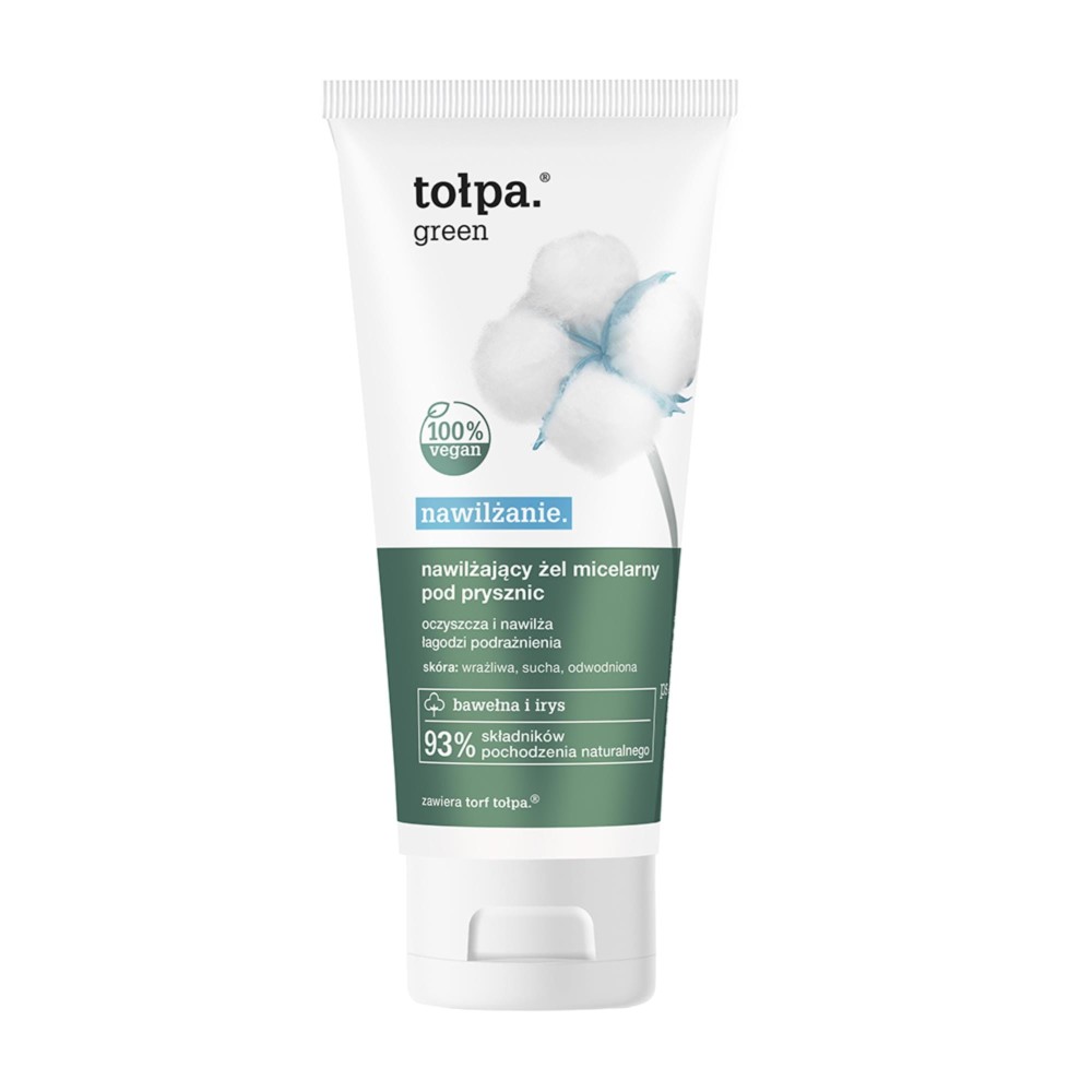 298260 TOŁPA GREEN NAWILŻANIE ŻEL POD PRYSZNIC 200ML WRAŻLIWA,SUCHA,ODWODNIONA 5902719417269