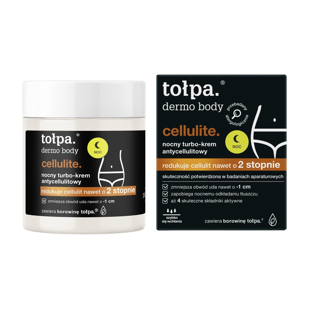 298110 TOŁPA DERMO BODY CELLULITE.NOCNY TURBO KREM ANTYCELLULITOWY 250ML 5902719410031