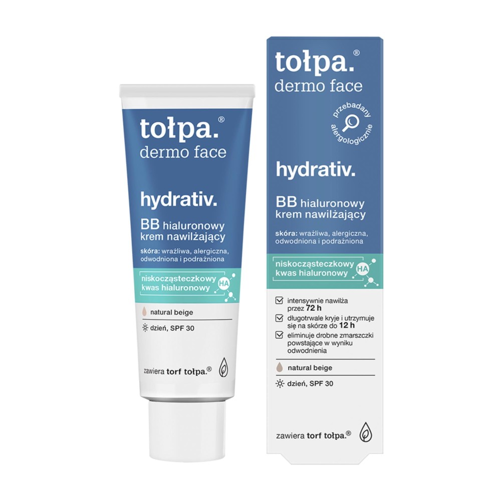 298185 TOŁPA DERMO FACE HYDRATIV.BB KREM DO TWARZY 40ML NAWILŻAJĄCY SPF30 5902719417030