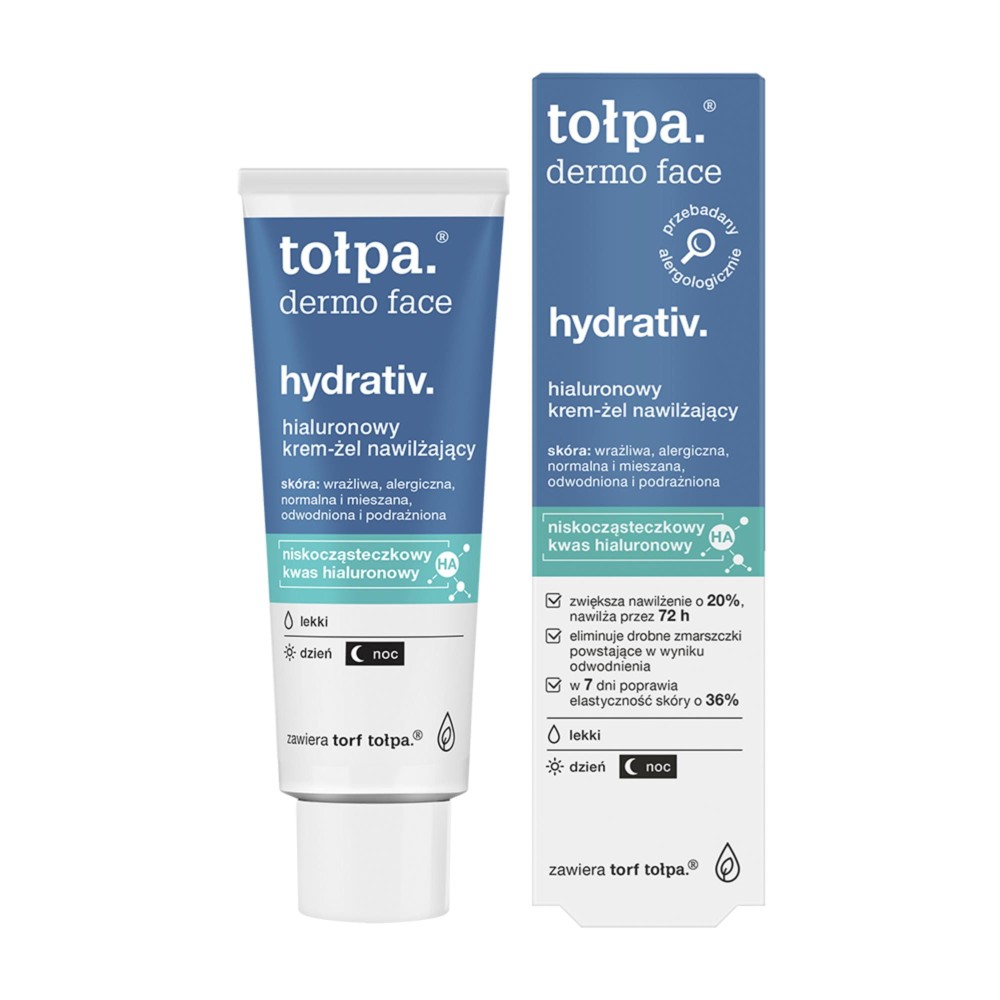 198249 TOŁPA DERMO FACE HYDRATIV.KREM-ŻEL DO TWARZY 40ML NAWILŻAJĄCY LEKKI 5900107006125
