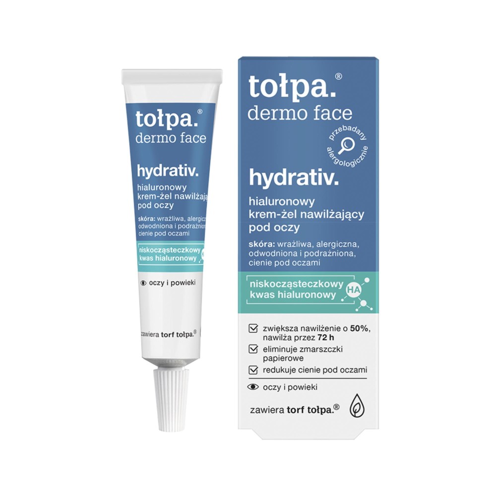 198251 TOŁPA DERMO FACE HYDRATIV.KREM-ŻEL POD OCZY 10ML NAWILŻAJĄCY 5900107006316