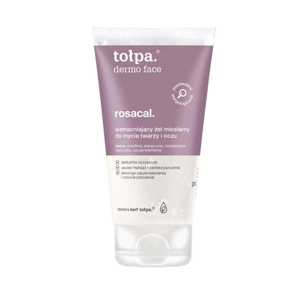 198255 TOŁPA DERMO FACE ROSACAL.ŻEL DO MYCIA TWARZY 150ML 5900107008419