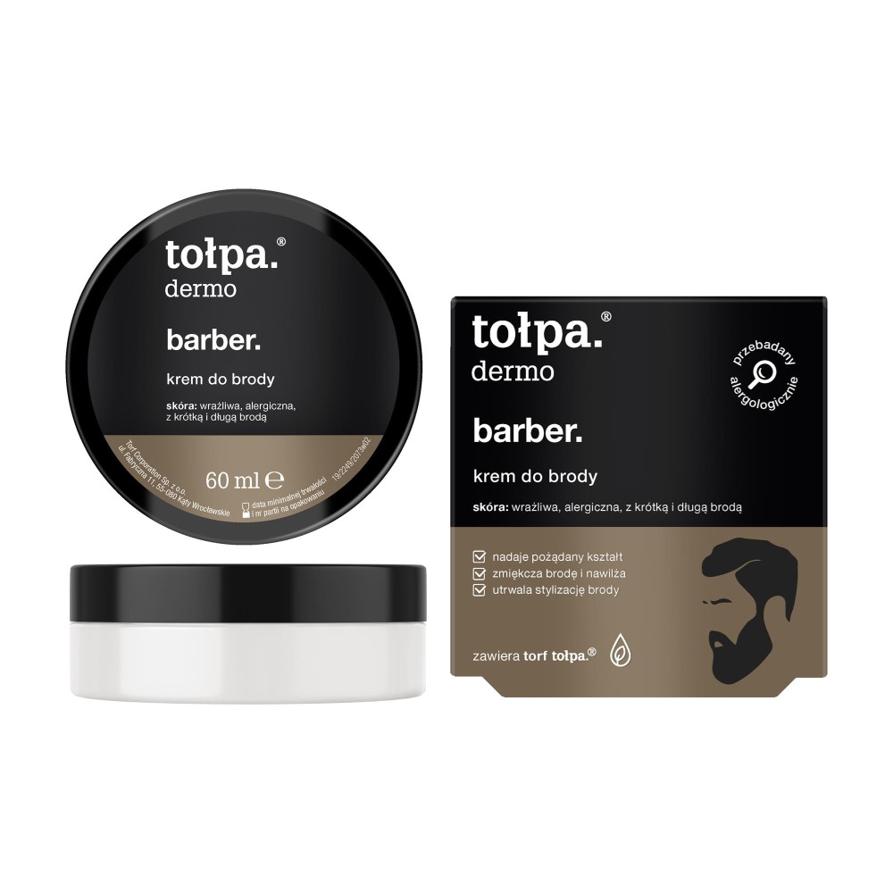298078 TOŁPA DERMO BARBER KREM DO BRODY 60ML 5907608619199