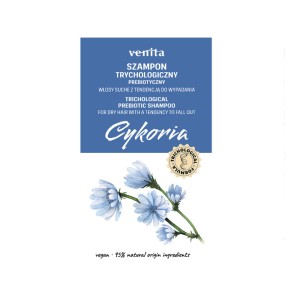 407202 VENITA TRYCHOLOGICZNY SZAMPON DO WŁOSÓW 300ML CYKORIA SUCHE Z TENDENCJĄ DO WYPADANIA 5902101521819
