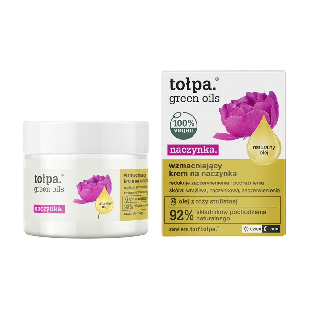 404032 TOŁPA GREEN OILS NACZYNKA.KREM DO TWARZY 50ML WZMACNIAJĄCY 5907608619816