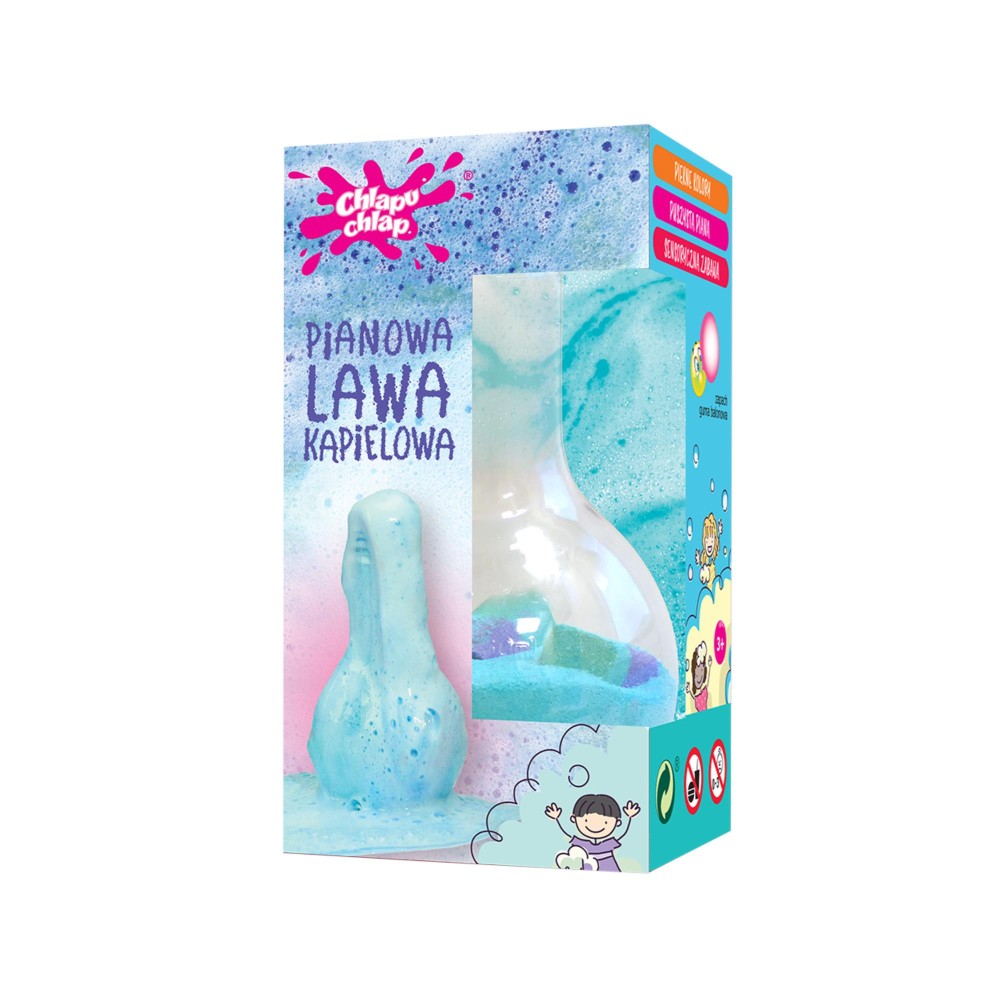 407788 CHLAPU CHLAP PIANOWA LAWA KĄPIELOWA 50G NIEBIESKA GUMA BALONOWA 5901571014579