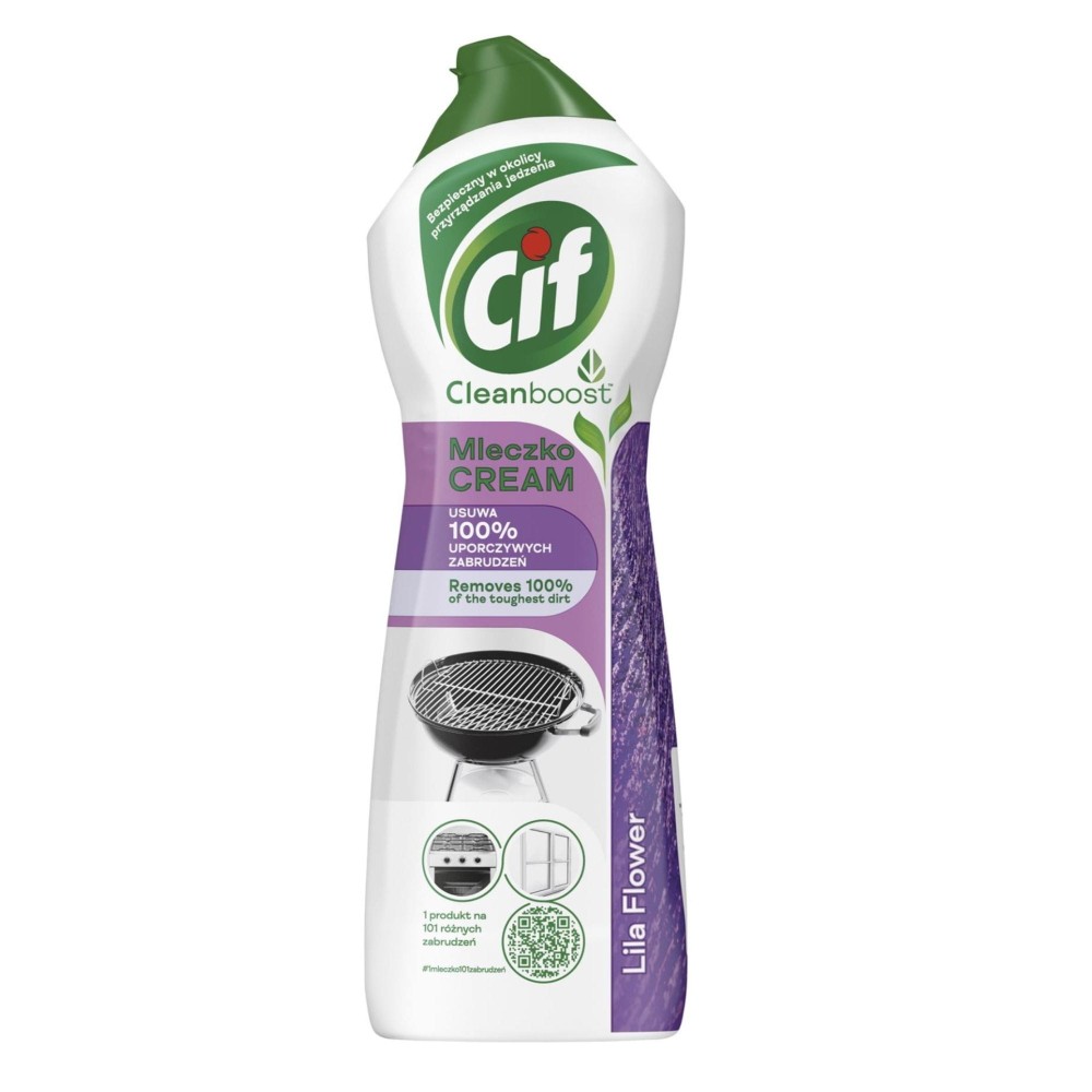 214223 CIF MLECZKO DO CZYSZCZENIA  780G LILA FLOWER 8710908809835