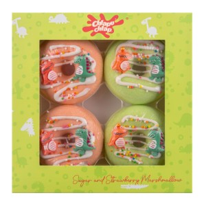 CHLAPU CHLAP DONUT DO KĄPIELI 4 SZT. SUGAR&STRAWBERRY MARSHMALLOW DLA DZIECI