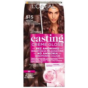 35217 LOREAL CASTING CREME GLOSS FARBA KOLORYZUJĄCA  515 MROŹNA CZEKOLADA 3600521125625