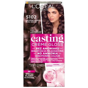 243803 LOREAL CASTING CREME GLOSS FARBA KOLORYZUJĄCA  510 CHŁODNA MOKKA 3600523807024