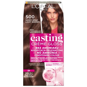 25419 LOREAL CASTING CREME GLOSS FARBA KOLORYZUJĄCA  500 JASNY BRĄZ 3600521125618