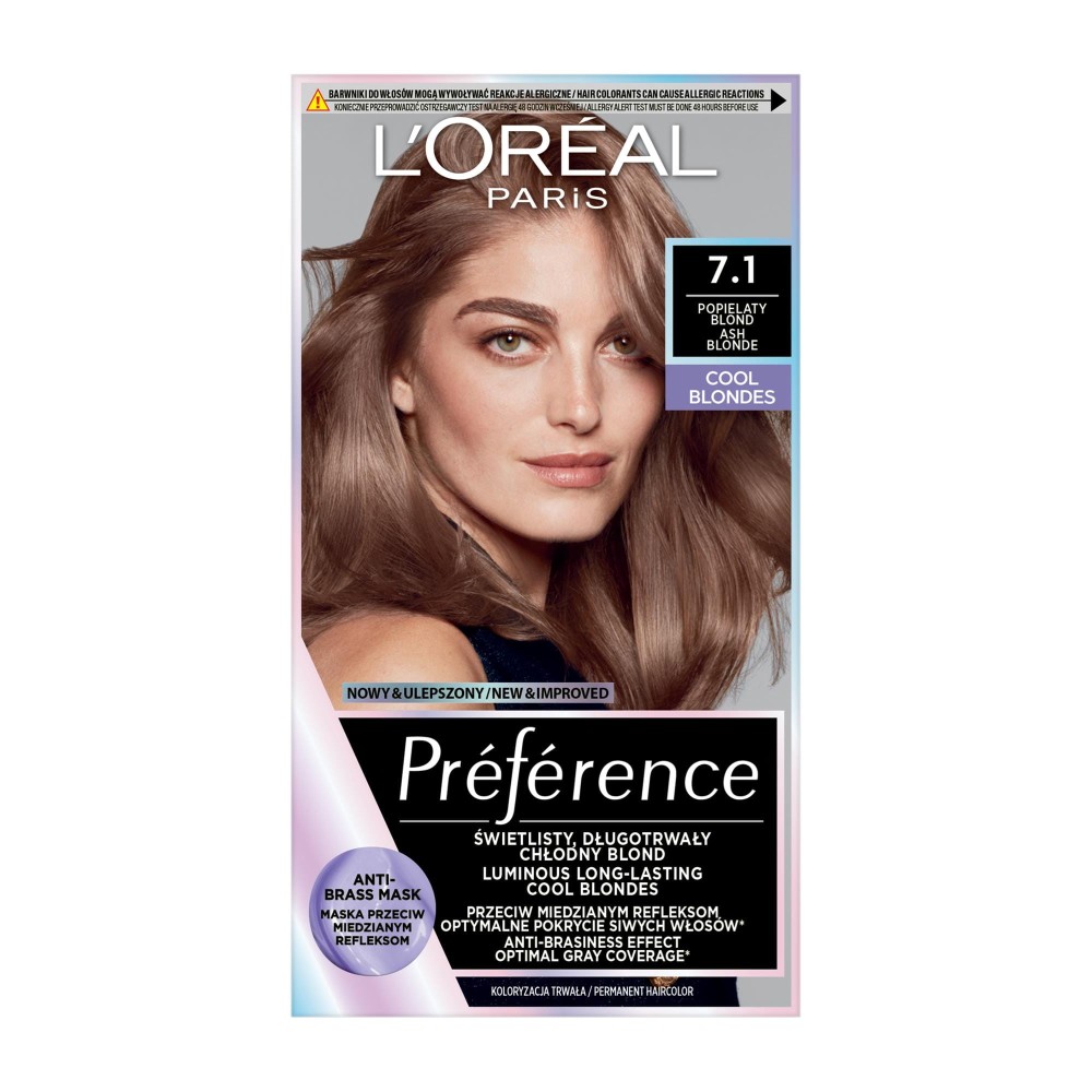 15638 Loreal PREFERENCE FARBA KOLORYZUJĄCA L /7.1  ISLANDE 3600010013839