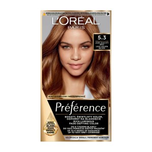 15644 LOREAL PREFERENCE FARBA KOLORYZUJĄCA G /5.3  VIRGINE. KOLOR BRĄZ. 3600010013877