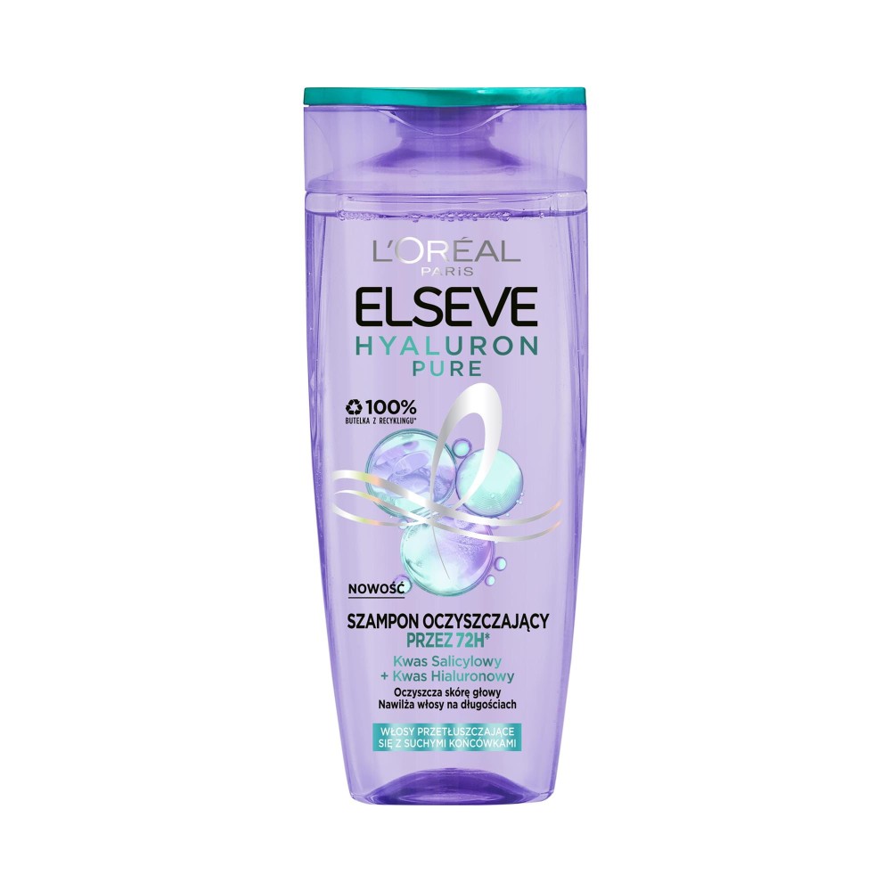 294097 LOREAL ELSEVE SZAMPON DO WŁOSÓW 400ML HYALURON PURE OCZYSZCZAJĄCY PRZETŁ.SIĘ,SUCHE KOŃCÓWKI 3600524135133