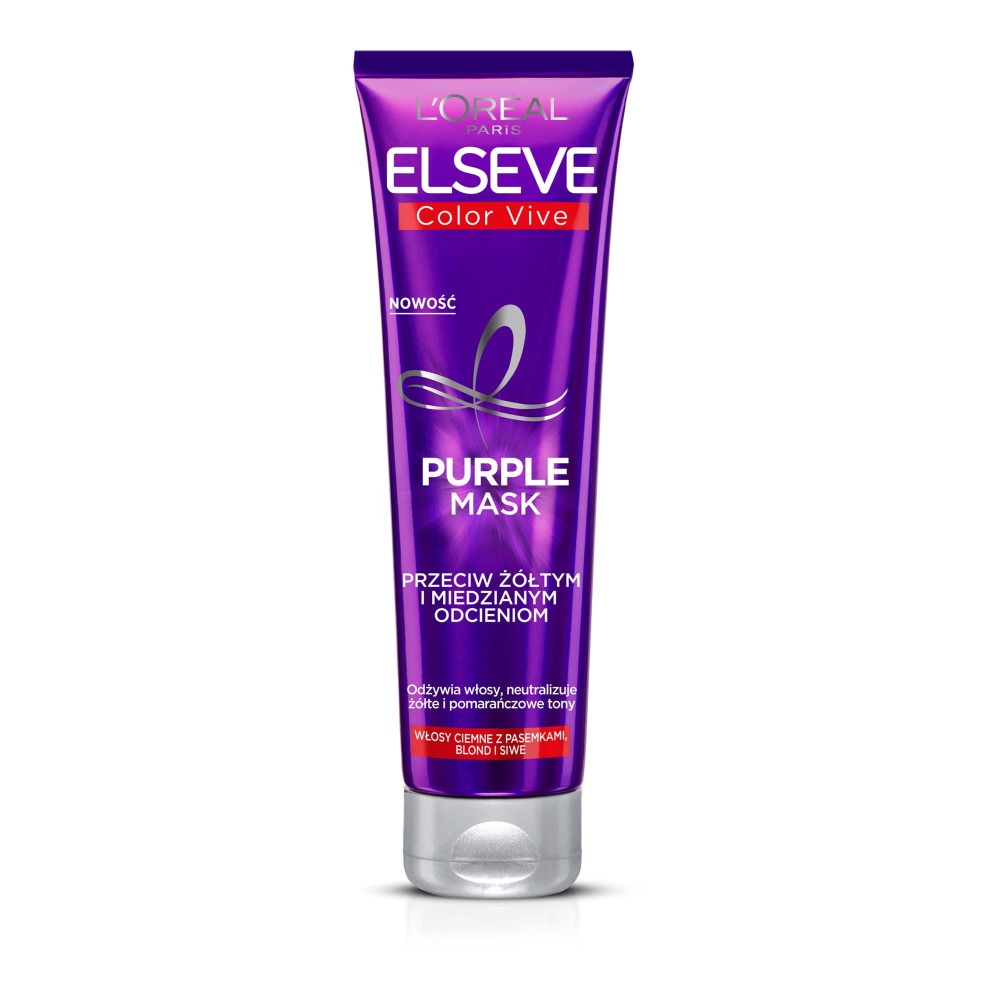 247063 LOREAL ELSEVE MASKA DO WŁOSÓW 150ML PURPLE 3600523912698