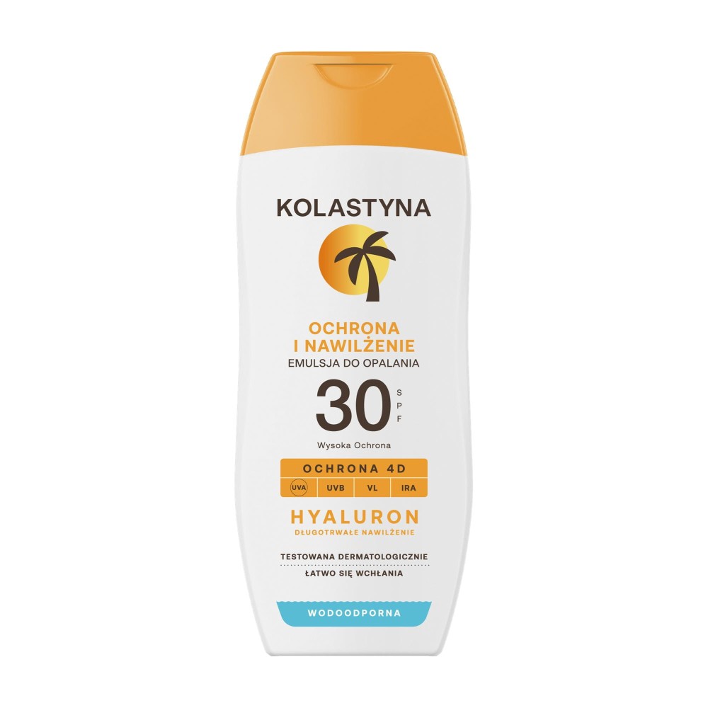 410205 KOLASTYNA SUN OCHRONA I NAWILŻENIE EMULSJA DO OPALANIA 200ML SPF 30 5900536355498
