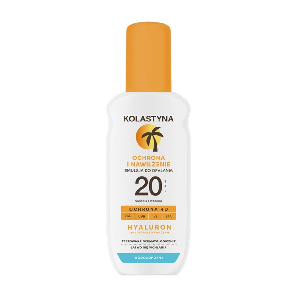 410210 KOLASTYNA SUN OCHRONA I NAWILŻENIE EMULSJA DO OPALANIA W SPRAYU 150ML SPF 20 5900536355542