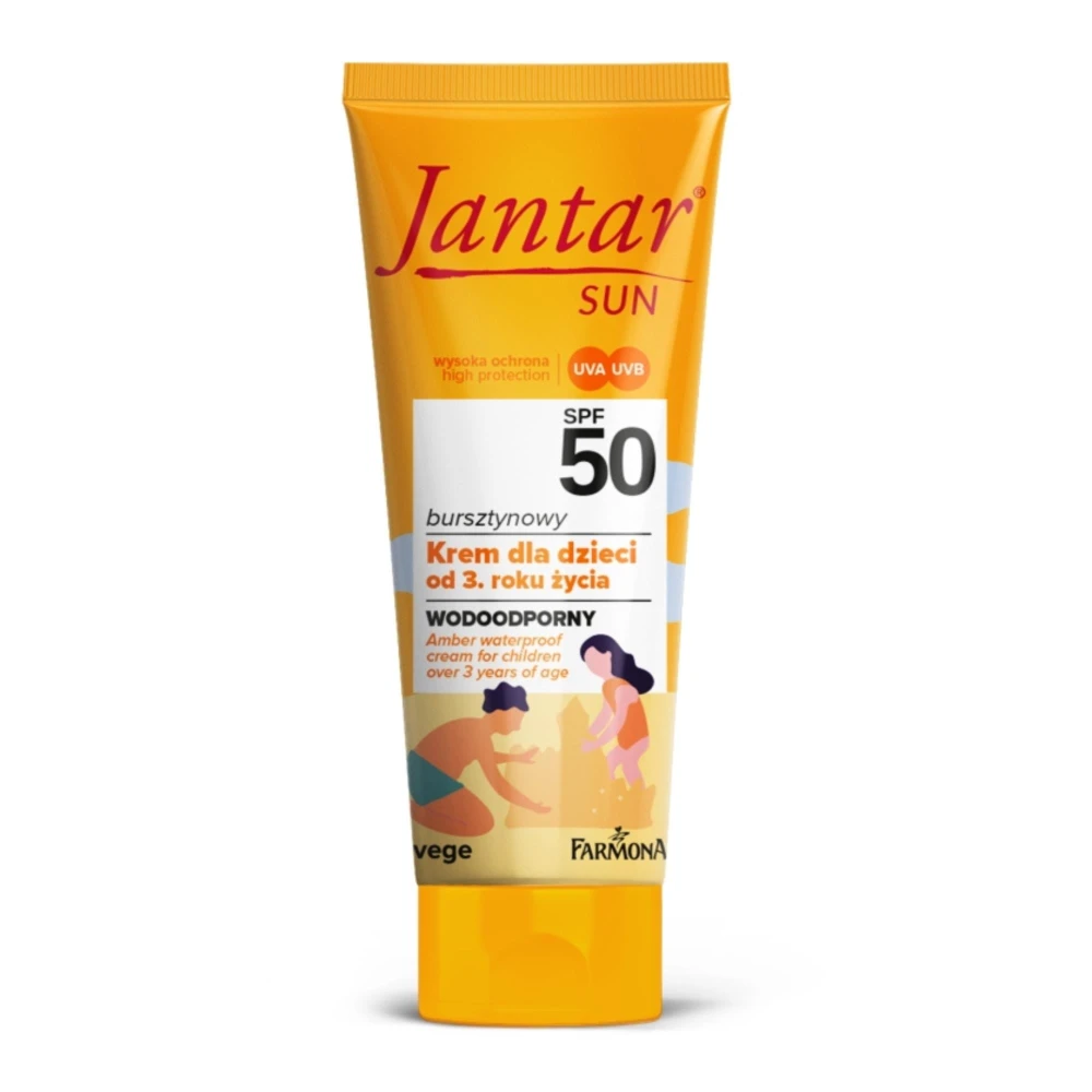 296425 JANTAR SUN KREM DO TWARZY DLA DZIECI 50ML SPF 50 OD 3 ROKU ŻYCIA 5900117983201