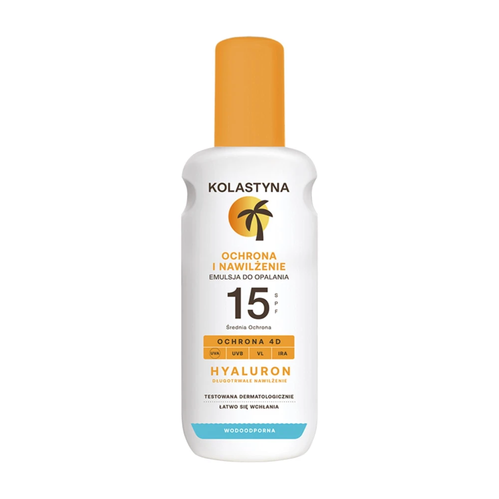 410212 KOLASTYNA SUN OCHRONA I NAWILŻENIE EMULSJA DO OPALANIA SPRAY 200ML SPF 15 5900536355566