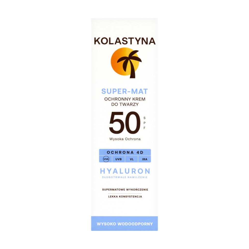 409402 KOLASTYNA SUN SUPER-MAT KREM DO OPALANIA 50ML SPF 50 5900536355689