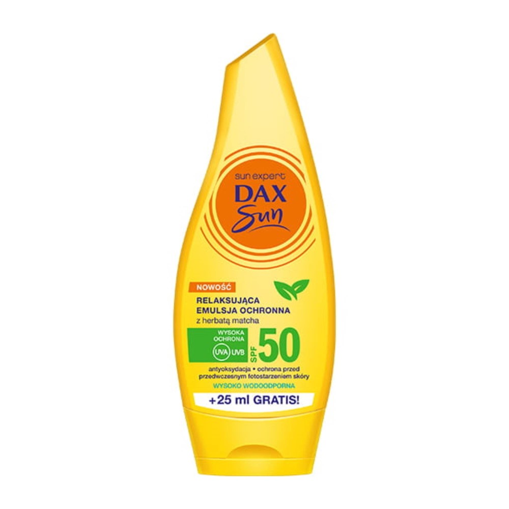 DAX SUN EMULSJA OCHRONNA SPF 50 175ML RELAKSUJĄCA HERBATA MATCHA 5900525066626_1.jpg
