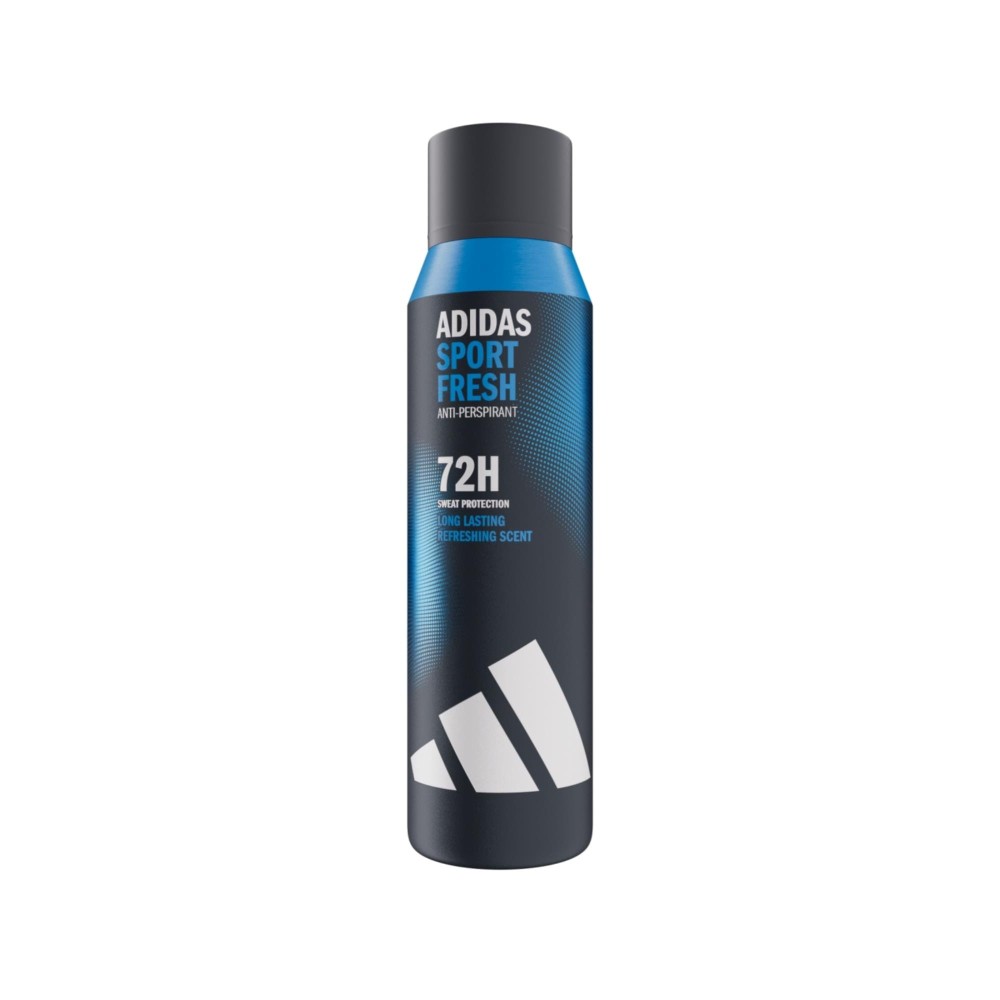 410800 ADIDAS MEN DEZODORANT SPRAY 150ML 72H ANTI-PERSPIRANT SPORT FRESH 3616305953735