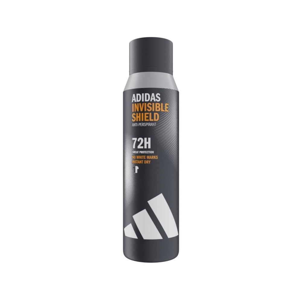 410801 ADIDAS MEN DEZODORANT SPRAY 150ML 72H ANTI-PERSPIRANT INVISIBLE SHIELD 3616305953766